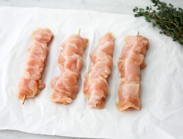 Boerderijkippendij saté (ontdooid) 1 Boerderijkippendij saté (ontdooid)